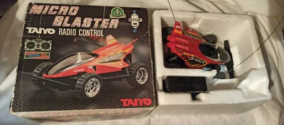 VINTAGE MICRO BLASTER TAIYO RADIOCONTROL AUTO (IMPORT GIOCHI PREZIOSI ITALIA)FUN - Immagine 1 di 4