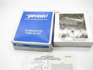 Pronto P10650A Carburetor Rebuild Kit for 1979-1980 GM Rochester M2MC M2ME