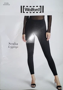 Wolford Scuba Legging wunderbares Styling hochwertige Verarbeitung leichter Schimmer - Bild 1 von 3
