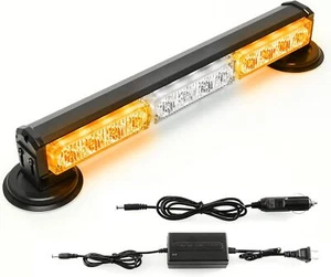 14" Battery Powered Emergency Strobe Lights Bar for Truck Vehicle Trailer Rechar - Picture 1 of 7