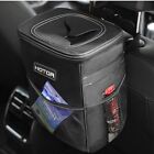 HOTOR Car Trash Can with Lid and Storage Pockets, 100% Leak-Proof Car Organizer
