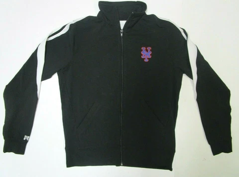 NEW YORK METS WOMANS FITNESS FULL ZIPP JACKET MAJESTIC PICK SIZE NEW EV G Cover