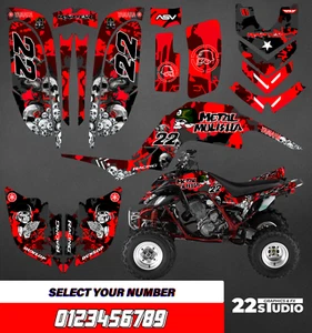 YAMAHA RAPTOR 660 660R FULL GRAPHICS DECALS STICKERS KIT ATV - Picture 1 of 1
