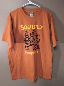 Soulfly Prophecy 2004 New Old Stock Band T-shirt Double Sided  - Picture 1 of 7