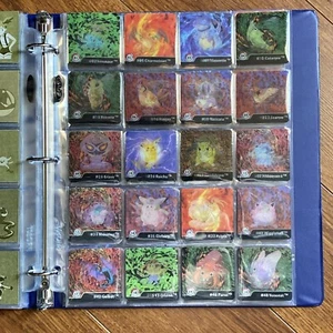Pokémon Action Flipz Series 1 Complete Set 1-80 Mint 1999 Vintage - Picture 1 of 4