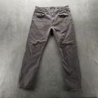 Lucky Brand Jeans Mens 32x28* Gray 121 Slim Straight Stretch Preppy Denim
