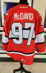 2014 maillot émis par jeu CHL Subway Super Series Connor McDavid avec COA - Photo 1 sur 9