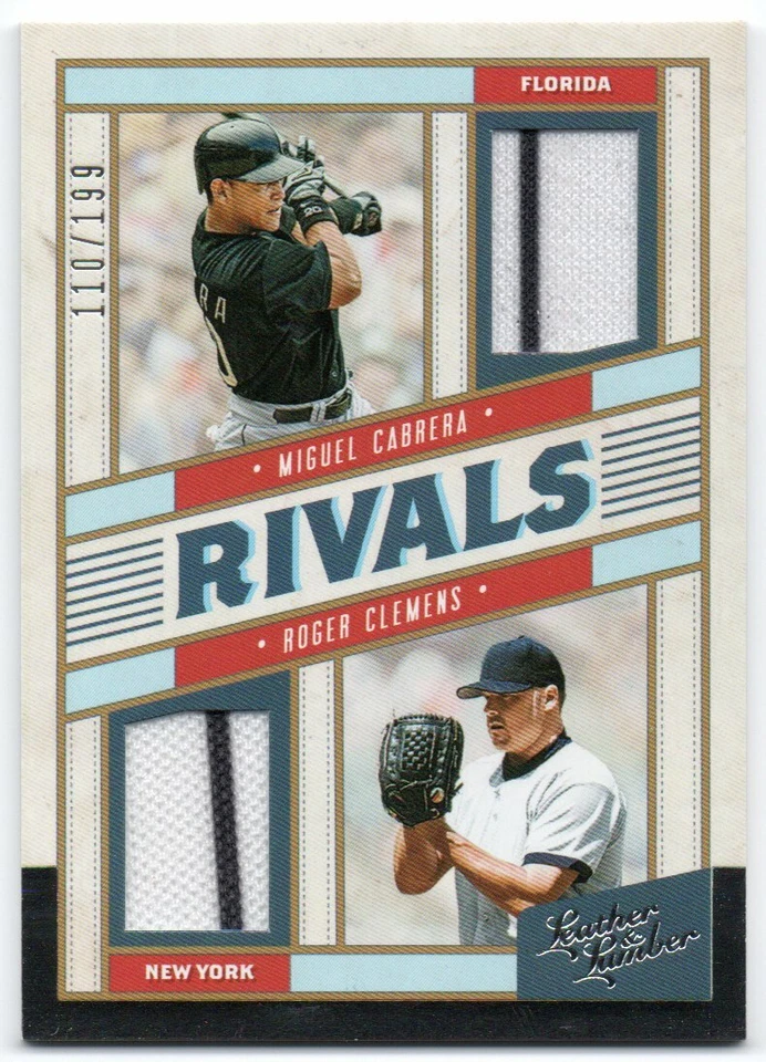 2019 Panini Leather and Lumber Rivals Materials RM-CC GU 110/199 Florida Marlins - Image 1 of 1