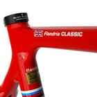 4x Personalised bike frame Name Stickers Decals + Flag. THE ORIGINAL AND BEST !
