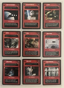 ⚡️1995-96 Star Wars CCG⚡️Imperial Effects: 9 Cards⚡️8.0-9.0⚡️Collateral Damage - Picture 1 of 3