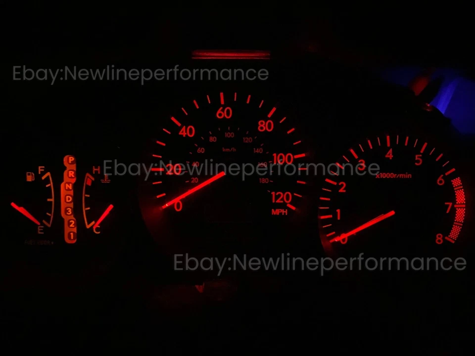 Red Cluster LED Bulb kit for Subaru Forester 2003-2008 - Image 1 of 1