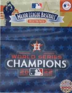 HOUSTON ASTROS 2022 WORLD SERIES CHAMPIONS TRIKOT-STIL AUFNÄHER OFFIZIELL LIZENZ - Bild 1 von 1
