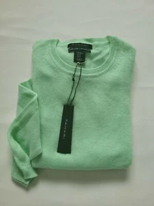 Women's Tahari cashmere jumper green mint Color Size XS New - Picture 1 of 8