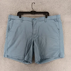 Dockers Shorts Mens 46 Blue Flat Front Shorts - Picture 1 of 11