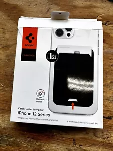 Spigen Magnetic Wallet Card Holder (MagFit) Designed for MagSafe - Fits 2 Cards - Picture 1 of 3