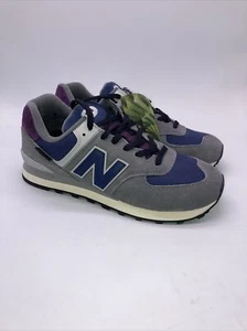New Balance 574 U574KGN Navy Apollo Gray Suede Lifestyle Men’s Sizes 8-11.5 - Picture 1 of 6