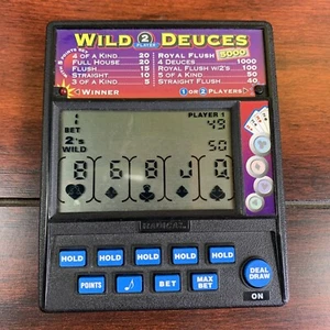 Radica Wild Deuces Royal Flush 5000 Hand Held Electronic Game Model 915 Tested! - Picture 1 of 4