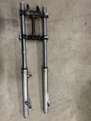 1980 1981 Yamaha IT175 IT 175 Front Forks Shocks Triple Tree - Image 1 of 4