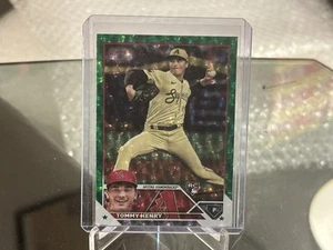 2023 Topps Series 2 #336 Tommy Henry Rookie RC Green Foil Foilboard 336/499 - Picture 1 of 4