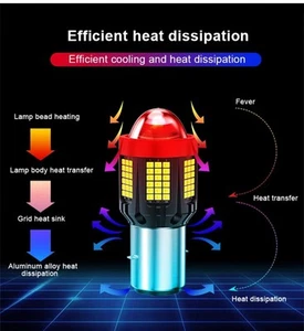 LED Motorcycle Headlight Bulb for Safe Driving 3000LM with Enhanced Light Focus - Picture 1 of 28