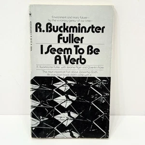 I SEEM TO BE A VERB 1970 R Buckminster Fuller Jerome Agel Quentin Fiore 1st PB - Picture 1 of 10