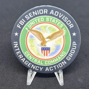 U.S CentCom FBI Senior Advisor Interagency Action Group Poker Chip - Picture 1 of 4