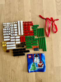 LEGO 4759 Christmas Decorations 3 Ornaments Santa, Snowman, Tree 