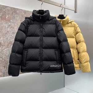 Winter Men's Hooded Down Jacket 90% White Down Thicken Warm Puffer Jackets - Picture 1 of 26