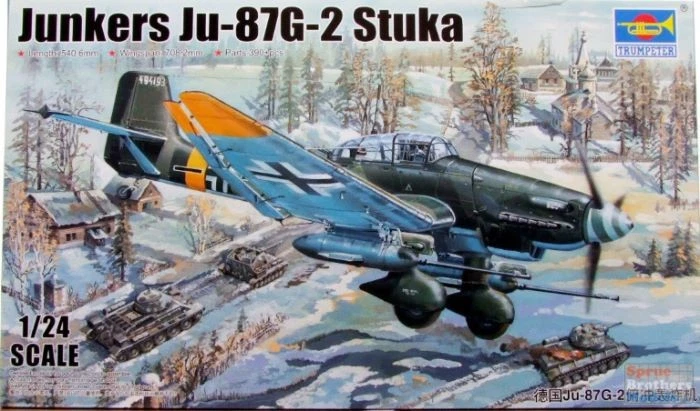 Trumpeter 02423 1 24 Junkers Ju-87r Stuka Model Kit