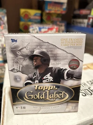 2020 Topps Gold Label Baseball Factory Sealed Hobby Box - 1 Framed Auto Card - Image 1 of 4