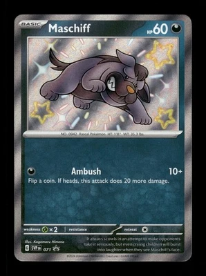 Maschiff - Holo Promo SV: Scarlet & Violet Promo Cards 071 NM Pokemon NM - Image 1 of 2
