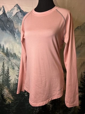 Patagonia Feminino Tamanho Pequeno Manga Longa W’s Tropic Comfort Crew Rosa - Imagem 1 de 4