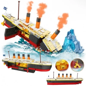 NEW Titanic Historical Luxury Cruise Ship Modular Boat Building Blocks Toy MOC - Picture 1 of 11