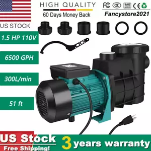1.5HP Swimming Pool Pump Motor In/Above Ground w/ Strainer Filter Basket - Picture 1 of 14
