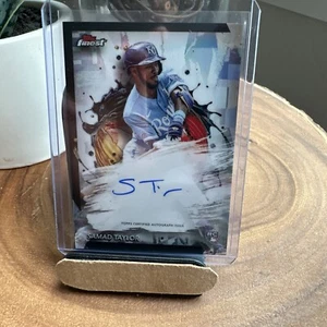 2024 Topps Finest Samad Taylor #FA-ST RC Auto Refractor Kansas City Royals - Picture 1 of 2