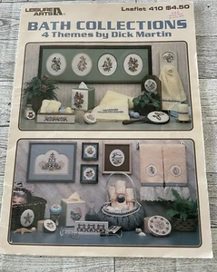 CROSS STITCH Bath Collections 410 Leisure Arts w784 - Picture 1 of 8