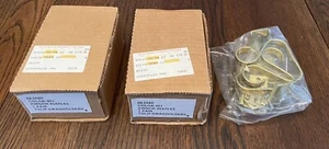 Kirsch Drapery 3 Pair / Tulip Swagholders Holdback Hardware Brass Finish - Bild 1 von 6