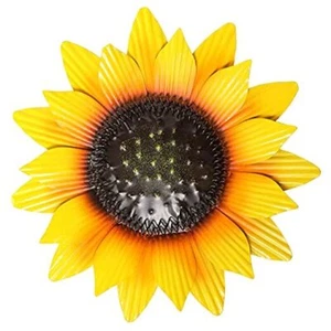 Metal Flower Wall Decor Large Flower Fall Outdoor Decorations Sunflower - Picture 1 of 8