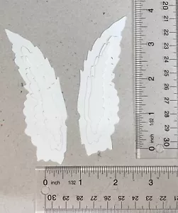 10 ALAS EN CAPAS 🙂 adornos troquelados de papel cartucho - Imagen 1 de 25