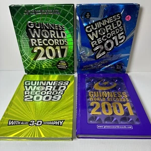 Lot of 4 Guinness World Records Hardcover 2001, 2009, 2015 & 2016 - Bild 1 von 1