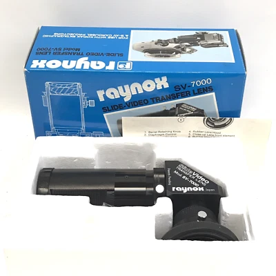 Lente de transferencia de video deslizable Raynox SV-7000 - ectagráfica; proyectores de carrusel S-AV Foto 1 de 4