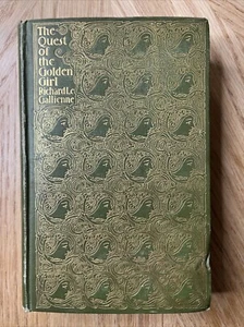 The Quest of the Golden Girl by Richard le Gallienne 1900 ICONIC BRADLEY COVER - Picture 1 of 11