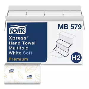 Tork Premium Soft Xpress 3-Panel Multifold Hand Towels 9.13" x 9.5" 135/Packs 16 - Picture 1 of 2