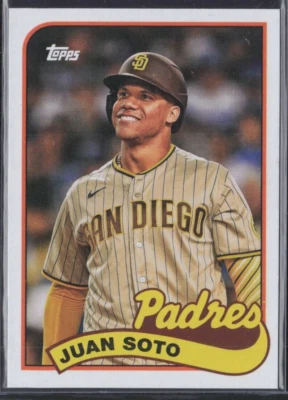 2024 Topps 1989 Doubleheader #89DH-14 Juan Soto / Fernando Tatis Jr - MINT - Image 1 of 2