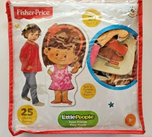 Rompecabezas de piso Fisher Price Little People 2014 Foam Friends 2 1/2 pies de alto 25 piezas - Imagen 1 de 7