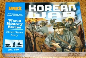 IMEX 529 : United States Army, Korean War, 50 unbemalte Figuren 1:72 - Picture 1 of 1