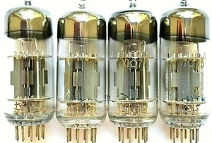 6N6P ECC99 E182CC Doppelte Double Triode Tetrode Tube ROHREN GOLD GRID 4pcs - Picture 1 of 3