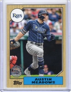 AUSTIN MEADOWS 2022 Topps 1987 35TH ANNIVERSARY #T87-15 - RAYS - Picture 1 of 1