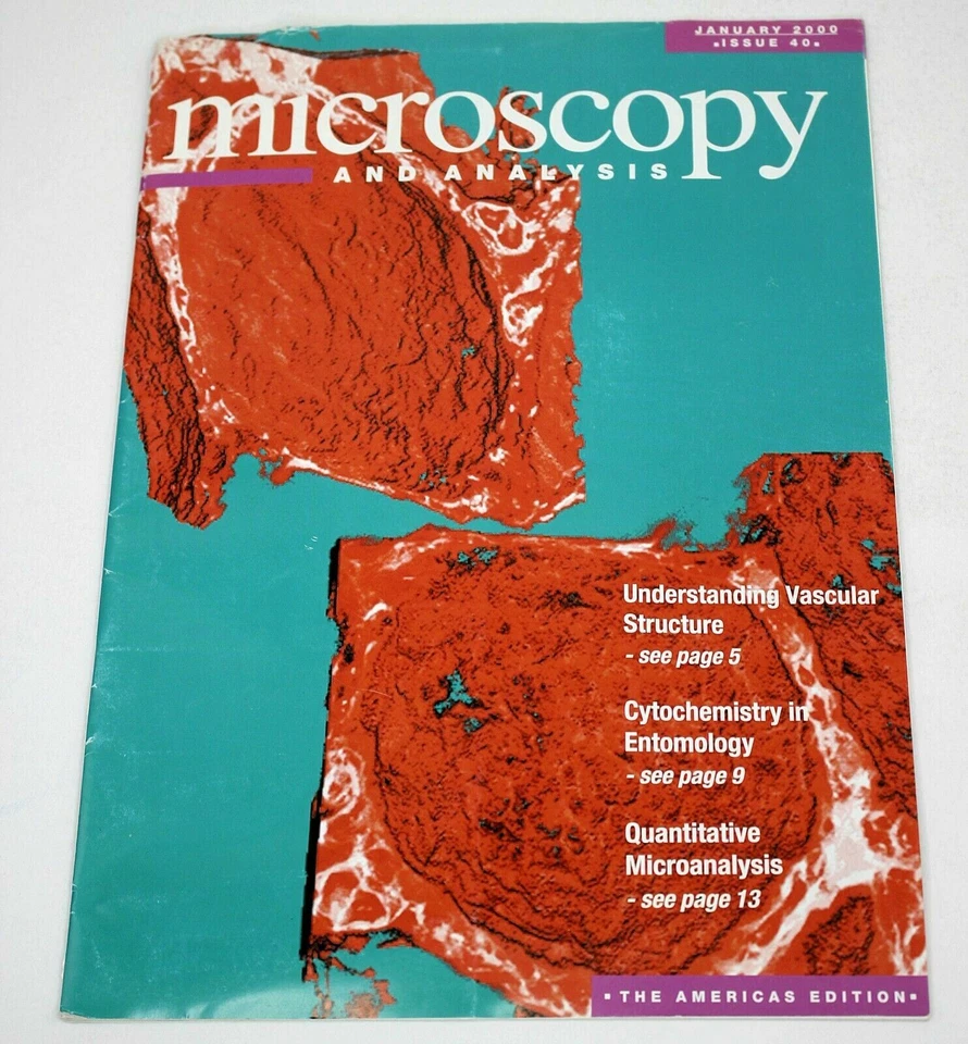Microscopy and Analysis Magazine Jan 2000, Issue 40. Rare Microscope Science - Image 1 of 3