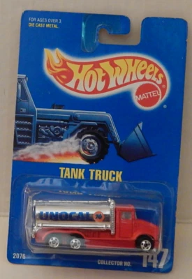 Tank Truck Peterbilt Hot Wheels 1992-147 Blue Card Retired 1999 - Image 1 of 4